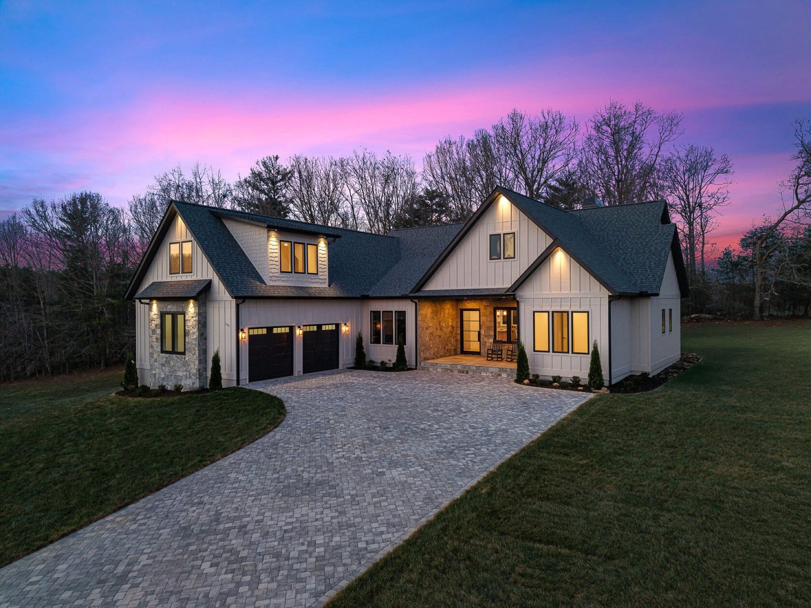 Twilight estate photograph by Sergey Pavlov